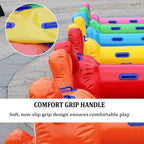 2pcs Team Building Games with Air Pump, Adults Carnival Outdoor Activities Field Day Games and Exercise Toy Promote Teamwork