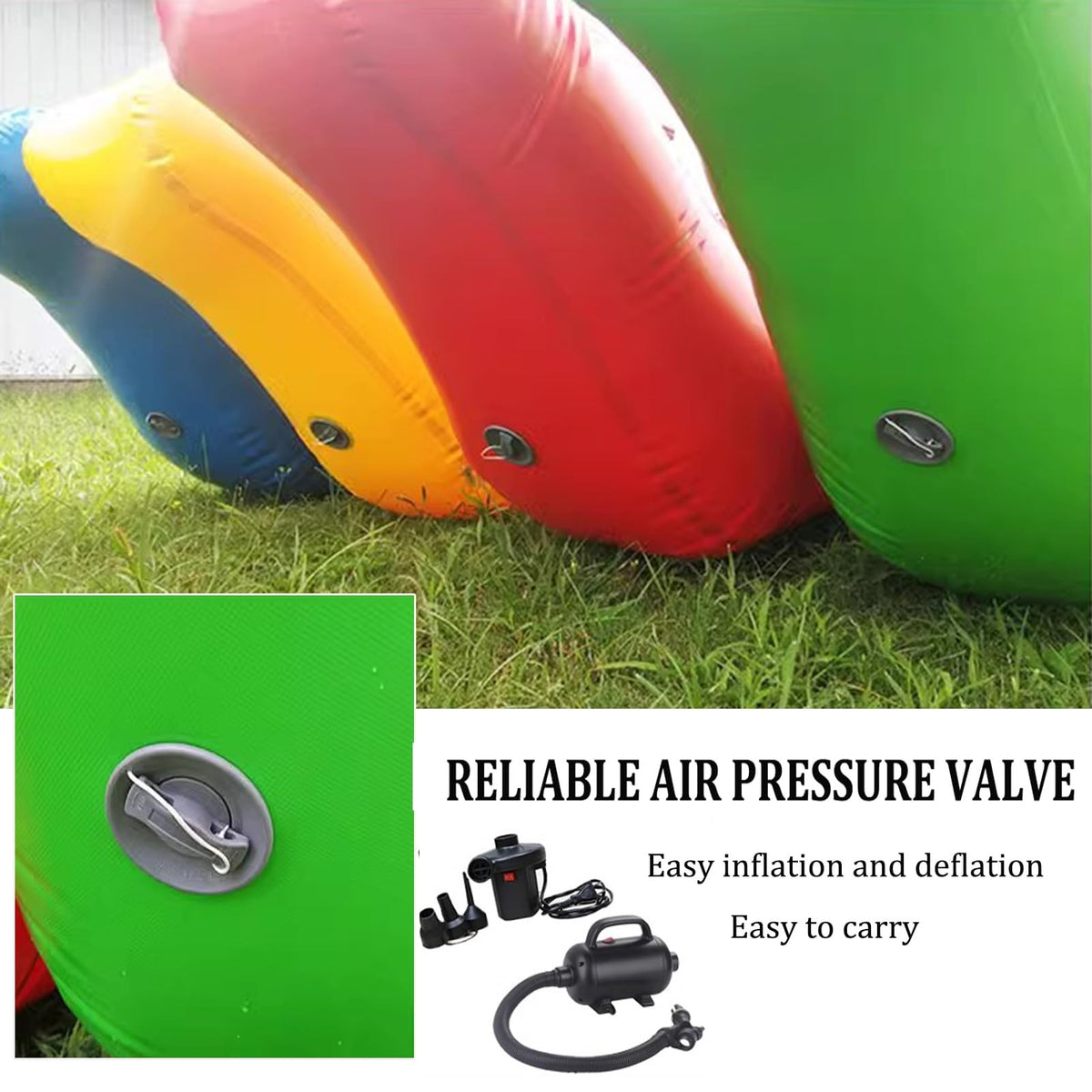 2pcs Team Building Games with Air Pump, Adults Carnival Outdoor Activities Field Day Games and Exercise Toy Promote Teamwork