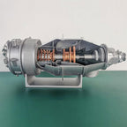 1/20 Turbofan Engine Model Kit, 100+pcs DIY Assembly PT6A Aircraft Engine Model Science Physical Experiment Toy - Build Your Own
