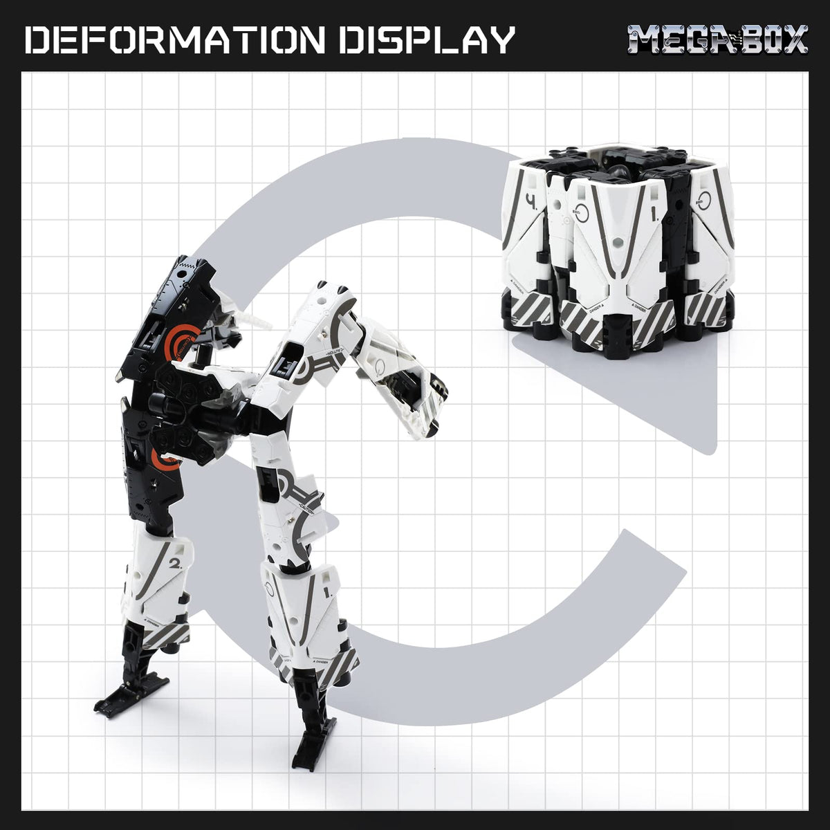 52TOYS MEGABOX MB-25 ENDYMION Deformation Toys Action Figure, Converting Toys in Mecha and Cube, Perfect Birthday Party Gift for Teens and Adults