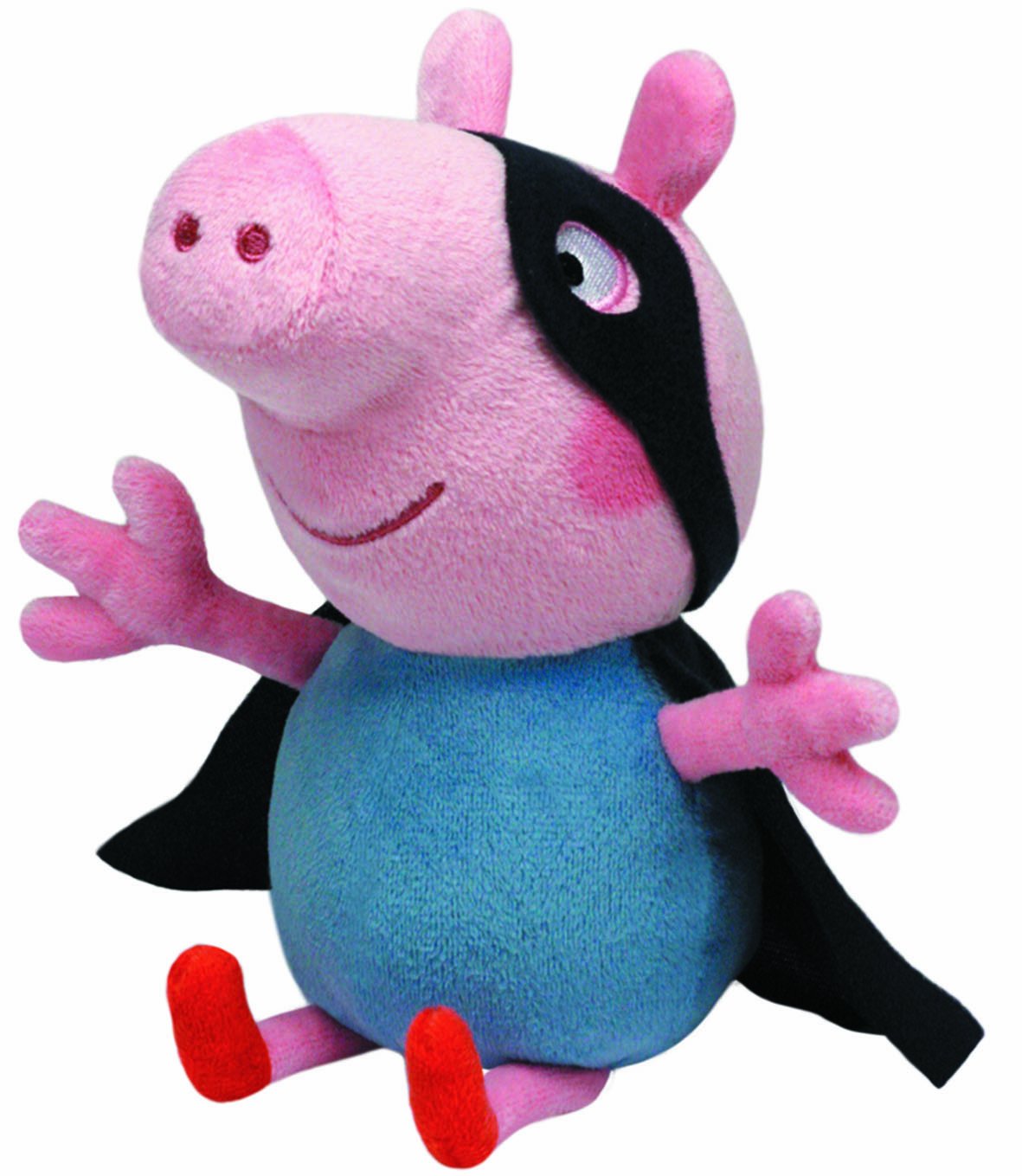 George Pig Super Hero Beanie Buddy Soft Toy