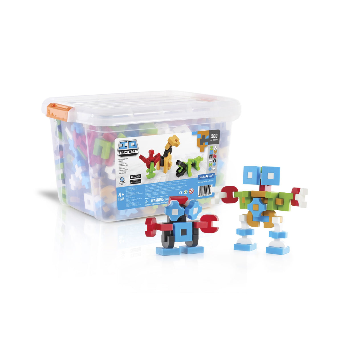 Guidecraft IO Blocks® Building Toy 500 Piece Educational Set