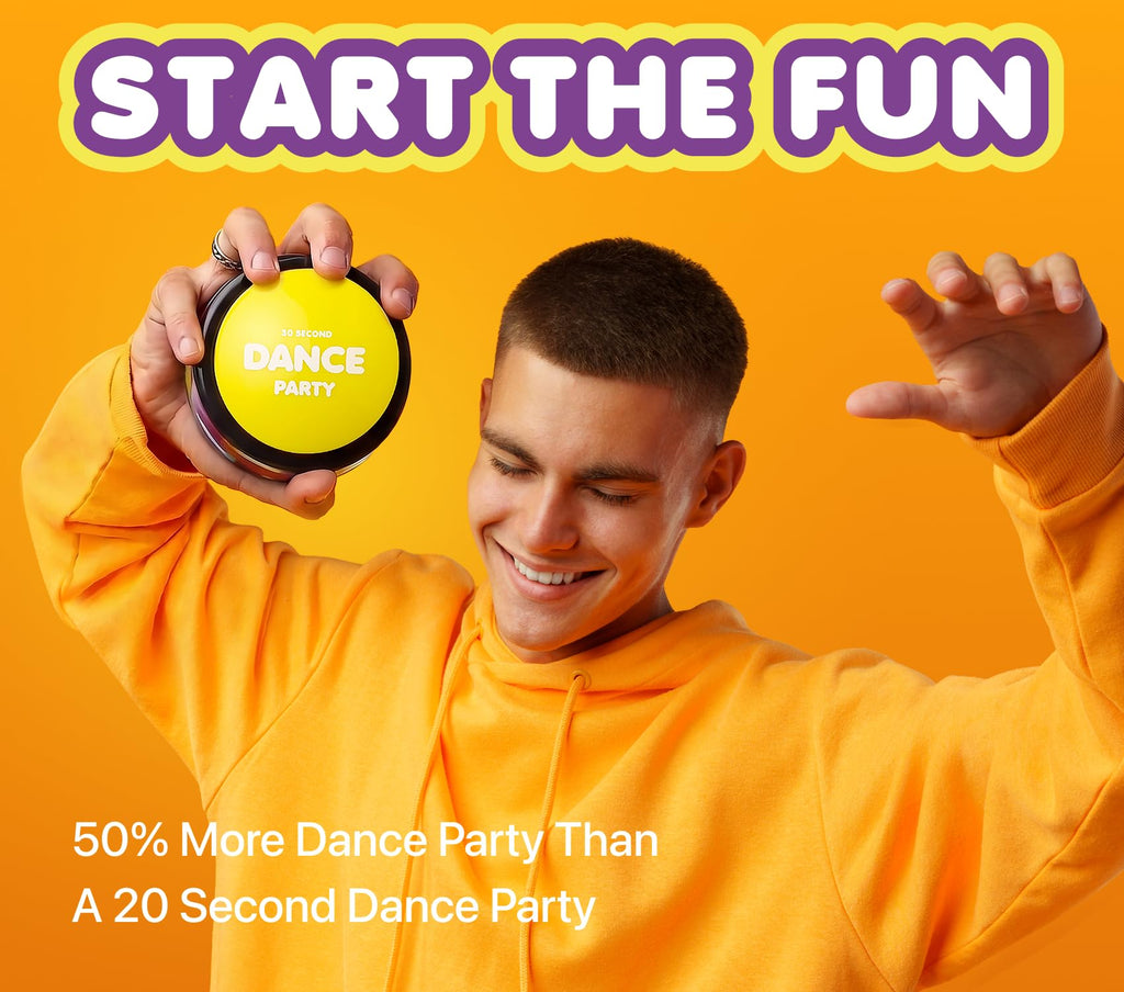Button - Light & Sound Toy for Kids & Adults - 8 Pack