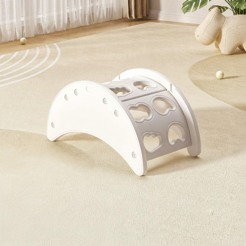Gralara Compact ClimbingArch | Moon-Shaped, Climber, Indoor, Toy, for Nursery, Kids, Yelloe
