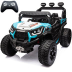 24V Kids Ride On UTV with Remote Control, 2WD/4WD Switchable, Green