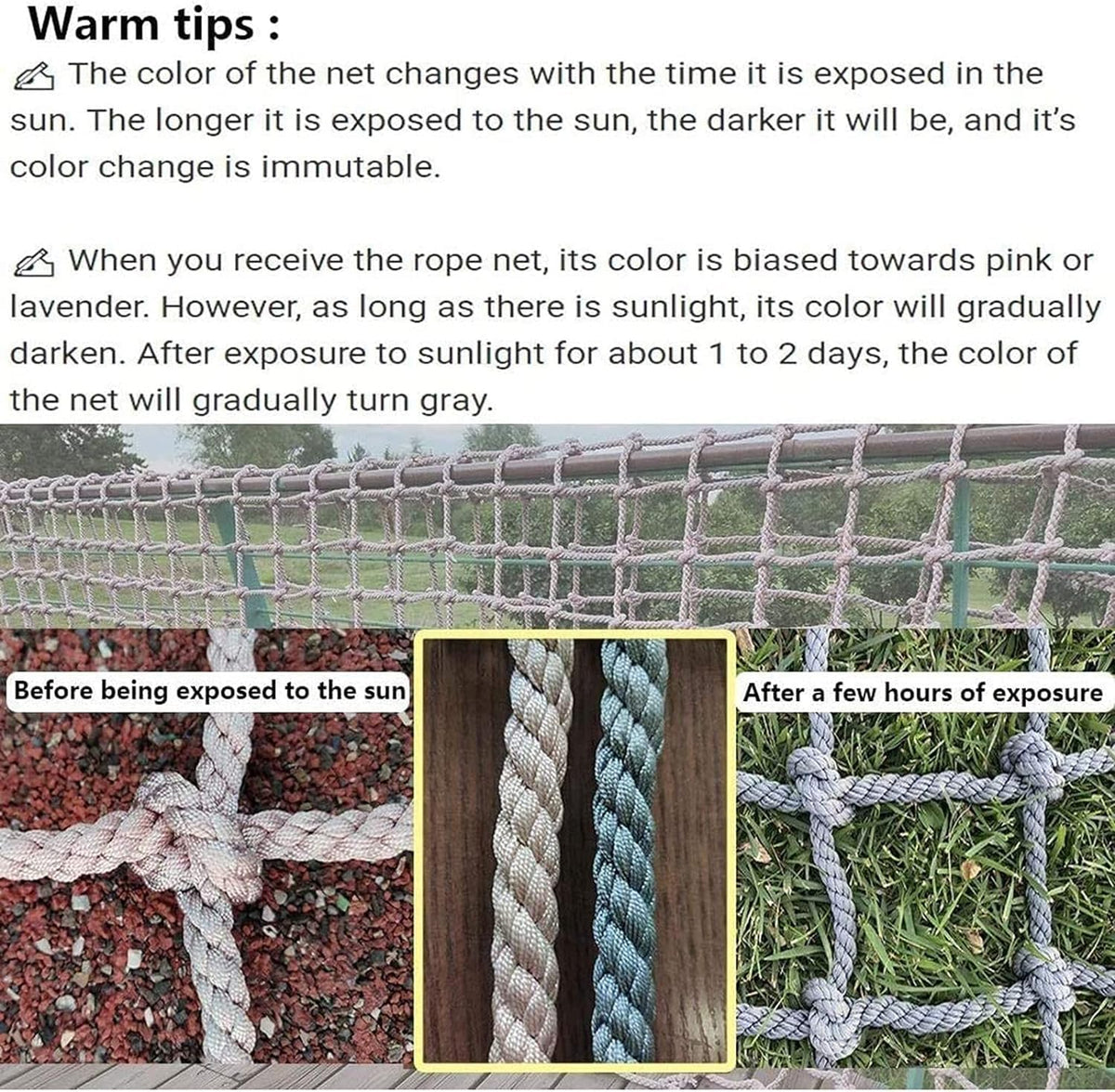 Climbing Net, Garden Cargo For Outdoor Sports Toys, Training(2*4m)