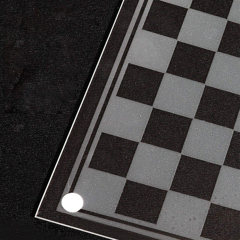 Handcrafted Chess Pieces - Portable Travel Sets - Bonus Glass Checkers Pieces - Educational Board Game Toy with 4 Damping Pads 3 Siz