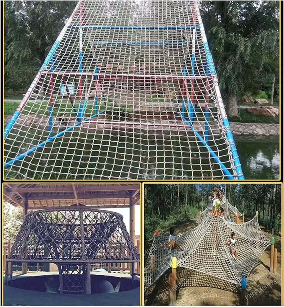Climbing Net, Garden Cargo For Outdoor Sports Toys, Training(2*4m)