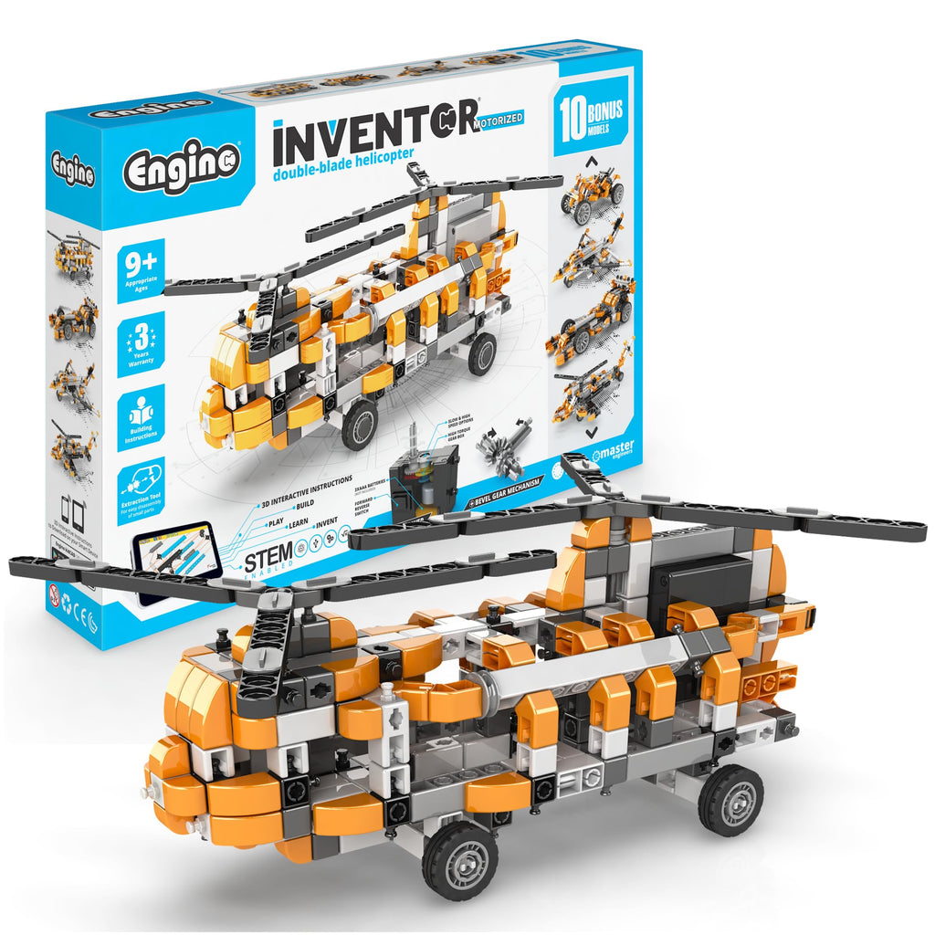 ENGINO- Inventor STEM Toys, Robotorized GinoBot, Construction Toys for Kids 9+, STEM Building Toys, STEM Projects, Gifts for Boys & Girls