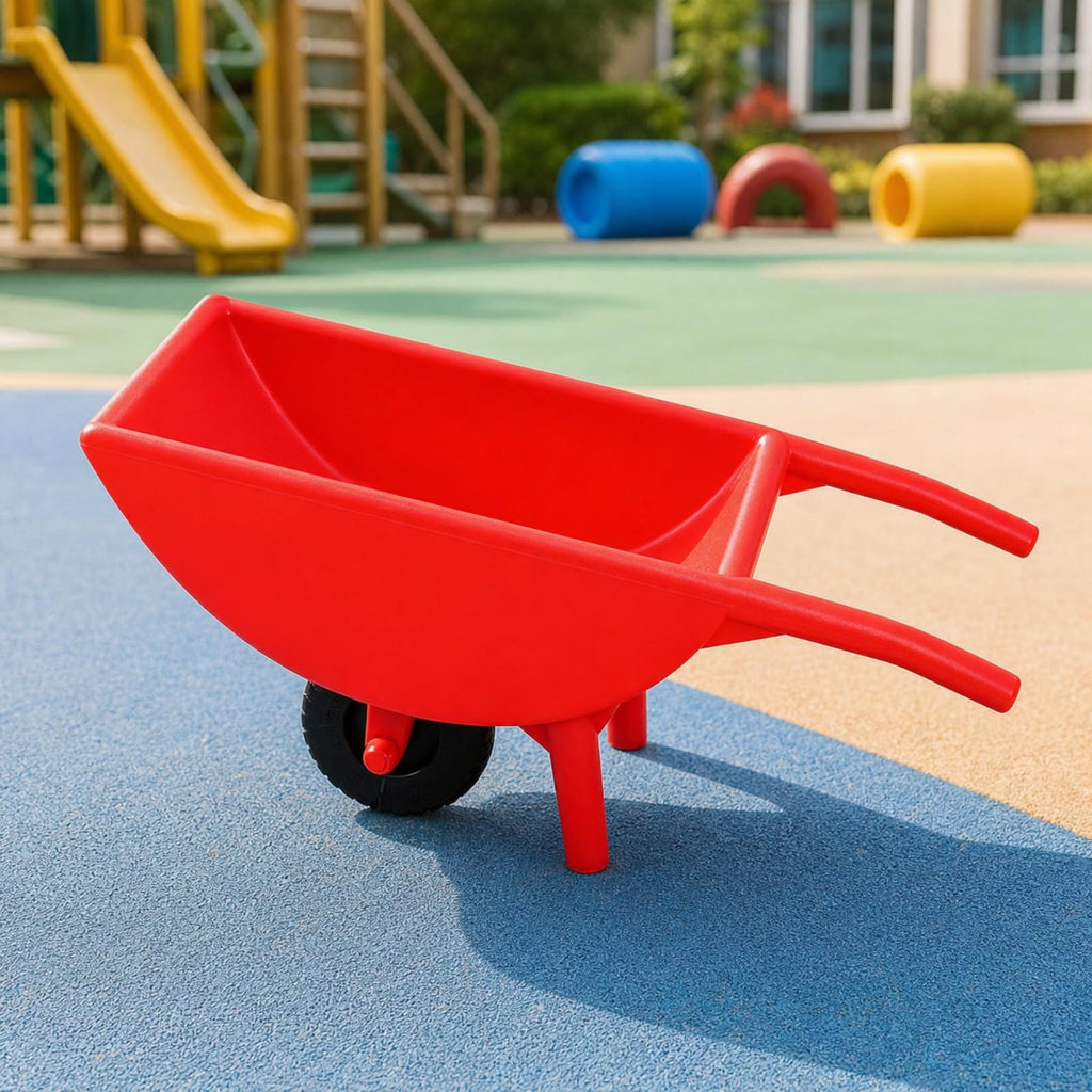 harayaa Children Play Vehicle Kids Push Cart Toy Handcart Wagon Trolley with Deep Basin and Easy Grip Handles for Balance and Coordination Training Suitable for Backyard Sandbox playroom, Green
