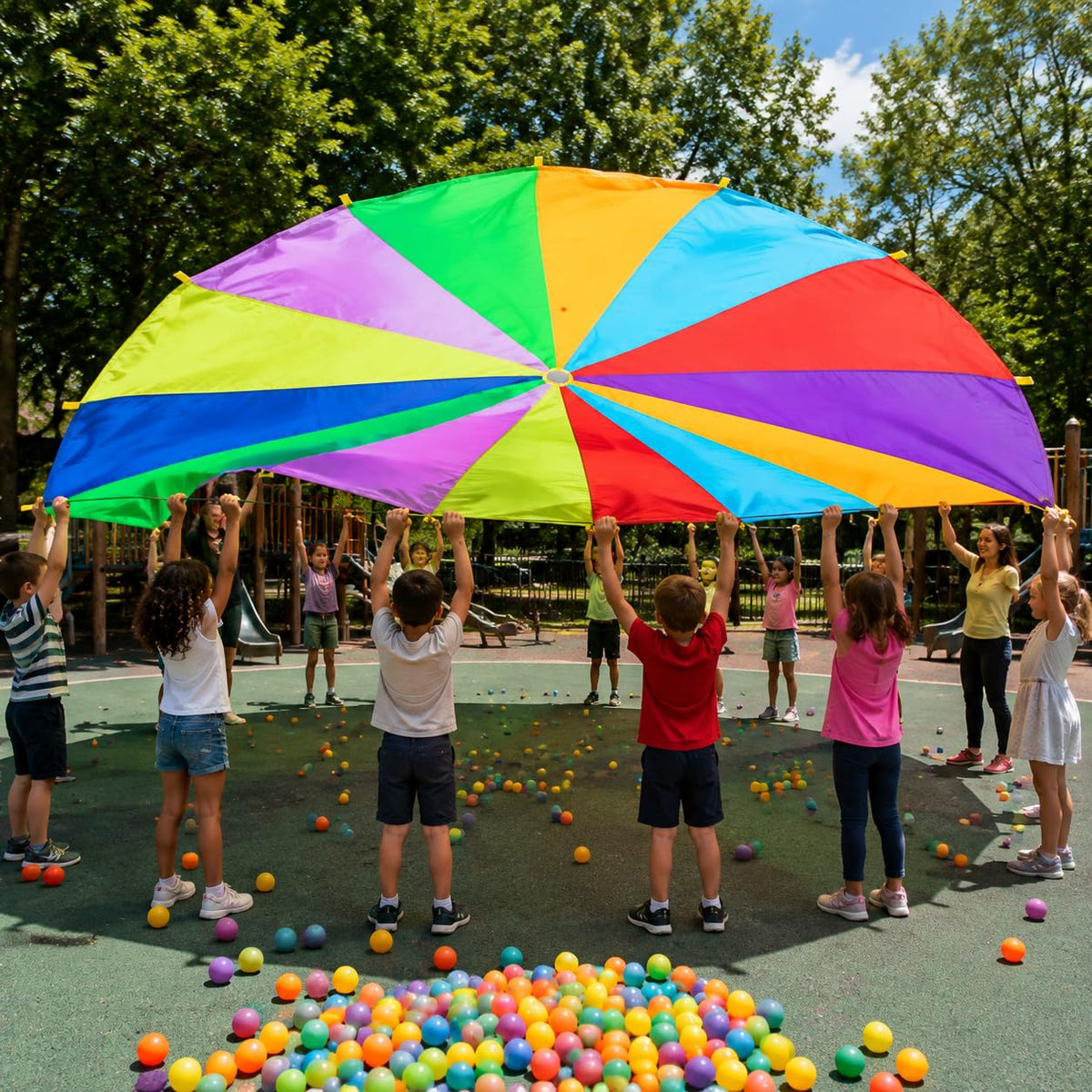 Game Toy, Rainbow Play, 4-Color, 10m