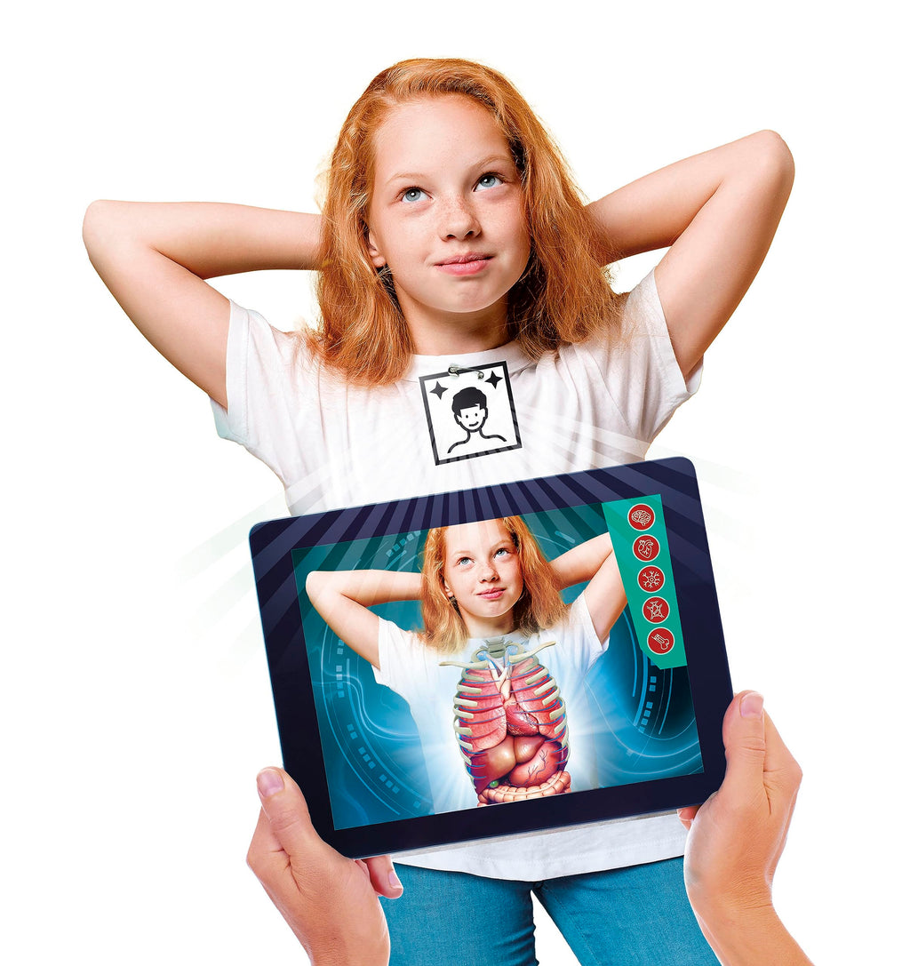 Clementoni Superanatomy - Scientific Anatomy Toy with Dedicated App and Augmented Reality, Discovering the Human Body, Ages 8+, Toy in Spanish (55509)