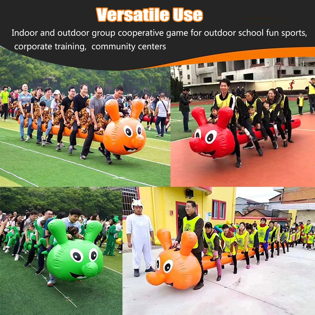 2pcs Team Building Games with Air Pump, Adults Carnival Outdoor Activities Field Day Games and Exercise Toy Promote Teamwork