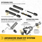 Engino: Discovering STEM - Robotics: Mini ERP 2.0-8 Robot Models, Toy Brick Building Set, Motorized, Snap-Fit, Coding-Programing Experiments, Kid 9+