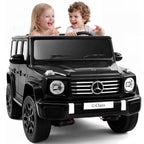 24v Ride on Toys for Big Kids,2 Seater Mercedes Benz G-Class G500 Electric Car for Kids,4WD Ride on Car with Remote Control,carros eléctricos para niños,Bluetooth,Music& Horn,Soft Start,Black