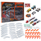 Assembly Track Toy Set with 9 Cars for Kids (CM557-50 Racing car)
