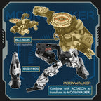 52TOYS MEGABOX MB-25 ENDYMION Deformation Toys Action Figure, Converting Toys in Mecha and Cube, Perfect Birthday Party Gift for Teens and Adults