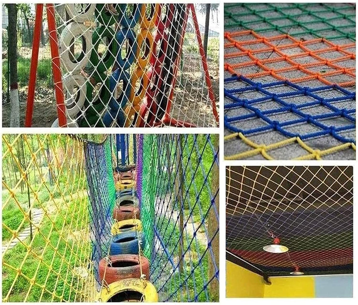 Climbing Net Cargo Decorative Mesh Fence Rope Ladder for Toddler Outdoor Toys(3 * 5m)